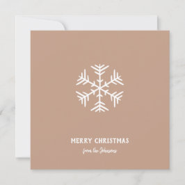 Personalisierter Familienname Frohe Weihnachten Sc Karte