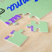 Personalisierter Familienname für Word Cloud Puzzle (Seite)