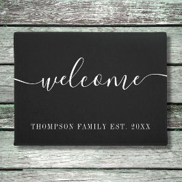 Personalisierter Familienname Fußmatte