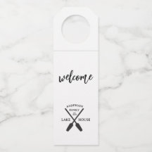 Personalisierter Familienname Lake House