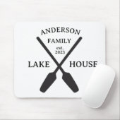 Personalisierter Familienname Lake House Mousepad (Mit Mouse)