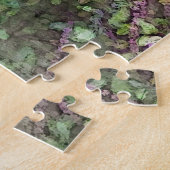 Personalisierter Familienname Lake House Puzzle (Seite)