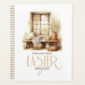 Personalisierter Familienname Osterbeige Planer (Vorderseite)