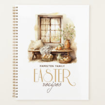 Personalisierter Familienname Ostern Beige