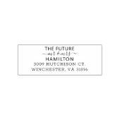 Personalisierter Familienname Permastempel (Design)