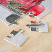 Personalisierter Familienname Rustikaler Truck Url Puzzle (Seite)
