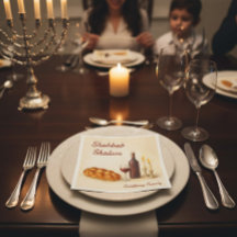 Personalisierter Familienname Schabbat Schalom