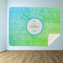 Personalisierter Familienname und wichtige Daten