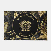 Personalisierter Familienname Willkommen auf unser Fußmatte (Vorderseite)