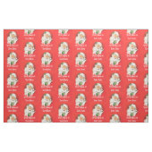 Personalisierter Familienname Winking Weihnachten Stoff (Fat Quarter (45,7 x 55,9 cm))