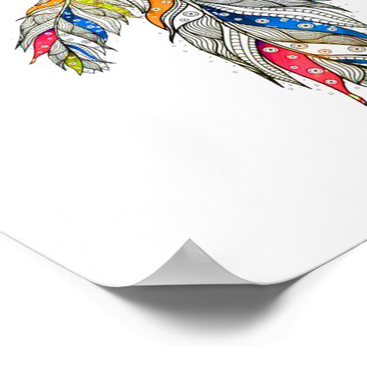 Personalisierter Familienstamm Poster (Ecke)