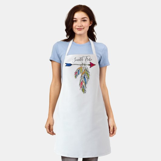 Personalisierter Familienstamm Schürze (Getragen)