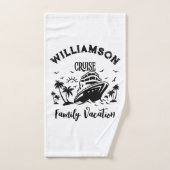 Personalisierter Familienurlaub Badhandtuch Set (Handtuch)