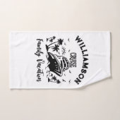 Personalisierter Familienurlaub Badhandtuch Set (Handtuch)