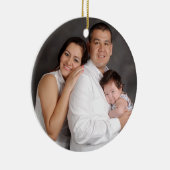 Personalisierter Familienurlaub Foto Keramikornament (Rechts)