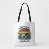 Personalisierter Familienurlaub Tasche (Vorderseite)