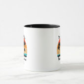 Personalisierter Familienurlaub Tasse (Zentrum)