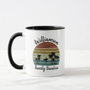 Personalisierter Familienurlaub Tasse
