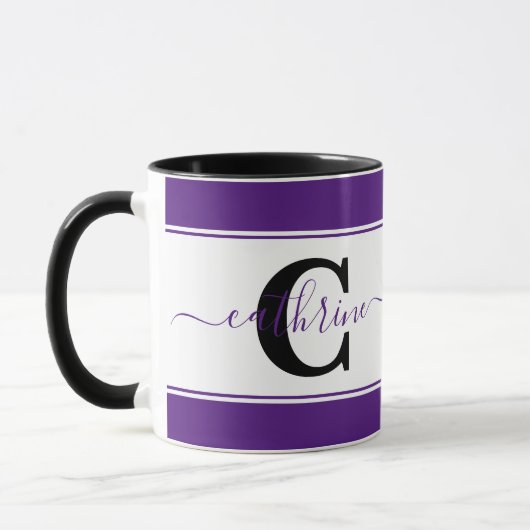 Personalisierter Farbbblock Tasse (Links)