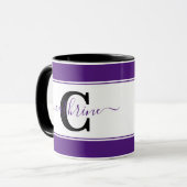 Personalisierter Farbbblock Tasse (Vorderseite Links)
