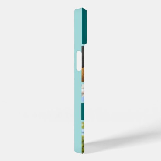 Personalisierter Farbblock 7 FotoCollage Case-Mate iPhone Hülle (Rückseite / Rechts)