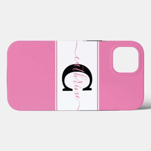 Personalisierter Farbblock Case-Mate iPhone Hülle (Rückseite (Horizontal))