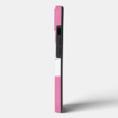 Personalisierter Farbblock Case-Mate iPhone Hülle (Rückseite / Links)