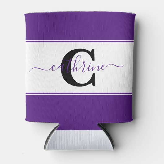 Personalisierter Farbblock Dosenkühler (Vorderseite)