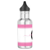Personalisierter Farbblock Edelstahlflasche (Links)