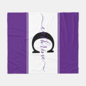 Personalisierter Farbblock Fleecedecke (Vorderseite (Horizontal))