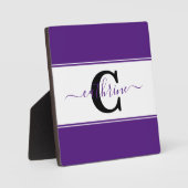 Personalisierter Farbblock Fotoplatte (Vorderseite)