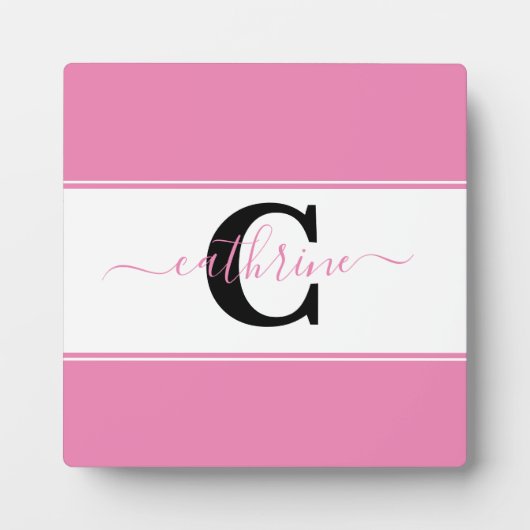Personalisierter Farbblock Fotoplatte (Vorderseite)