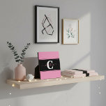 Personalisierter Farbblock Fotoplatte<br><div class="desc">Personalisieren Sie dieses niedliche Farbblockdesign mit Ihren Favoriten oder Schulfarben,  bearbeiten Sie den Brief ,  bearbeiten Sie den Namen (zwischen den Blöcken oder Sie verlieren den zusätzlichen blüh).</div>