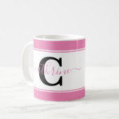 Personalisierter Farbblock Kaffeetasse (Vorderseite Links)