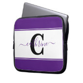 Personalisierter Farbblock Laptopschutzhülle (Vorderseite Links)