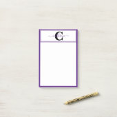 Personalisierter Farbblock Post-it Klebezettel (Auf Schreibtisch)