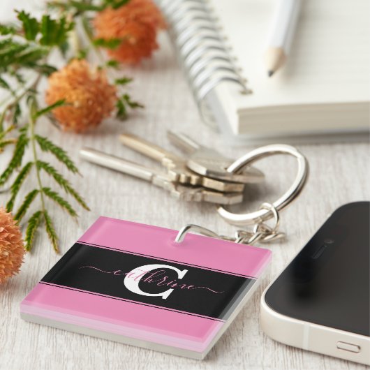 Personalisierter Farbblock Schlüsselanhänger (Vorderseite rechts)