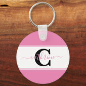 Personalisierter Farbblock Schlüsselanhänger (Vorderseite)