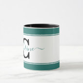 Personalisierter Farbblock Tasse (Zentrum)