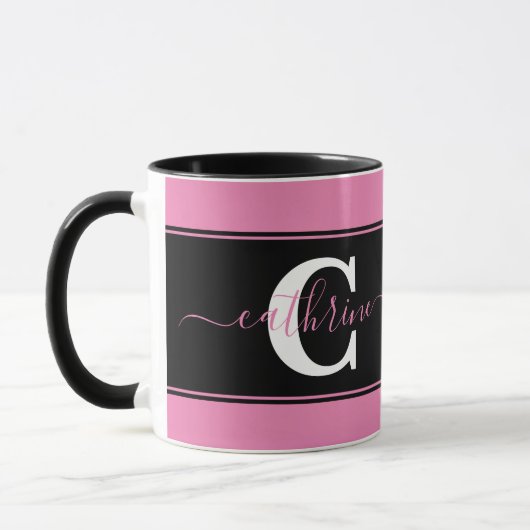 Personalisierter Farbblock Tasse (Links)