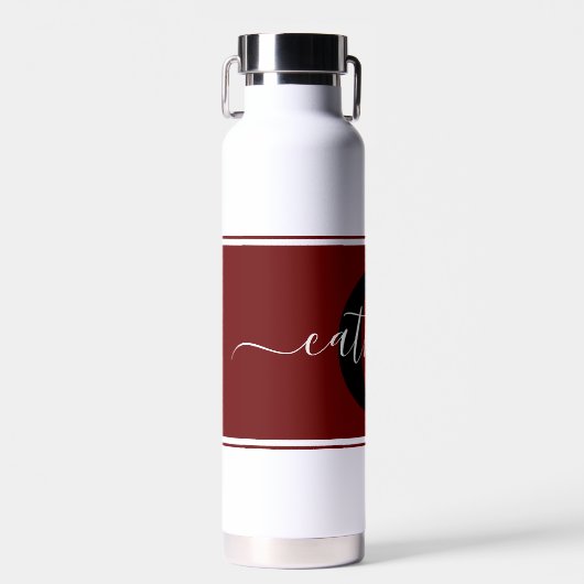 Personalisierter Farbblock Trinkflasche (Vorne)