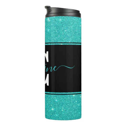 Personalisierter Farbblockwärmer Thermosbecher (Nach rechts gedreht)