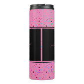 Personalisierter Farbblockwärmer Thermosbecher (Rückseite)