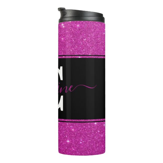 Personalisierter Farbblockwärmer Thermosbecher (Nach rechts gedreht)