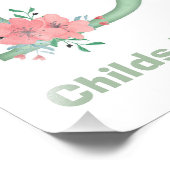 Personalisierter Farbbrief C Foto drucken (Ecke)