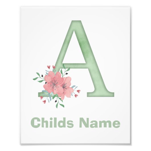 Personalisierter Farbbrief Ein Foto drucken (Vorne)