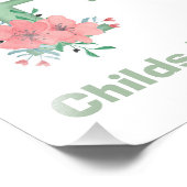 Personalisierter Farbbrief F Foto drucken (Ecke)