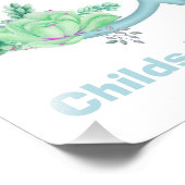 Personalisierter Farbbrief G Foto drucken (Ecke)