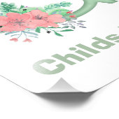 Personalisierter Farbbrief G Foto drucken (Ecke)