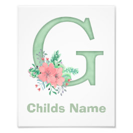 Personalisierter Farbbrief G Foto drucken